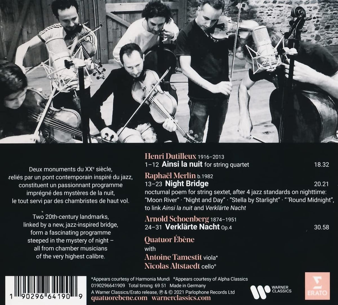 Quatuor Ébene – „Round Midnight“ [Audio-CD]