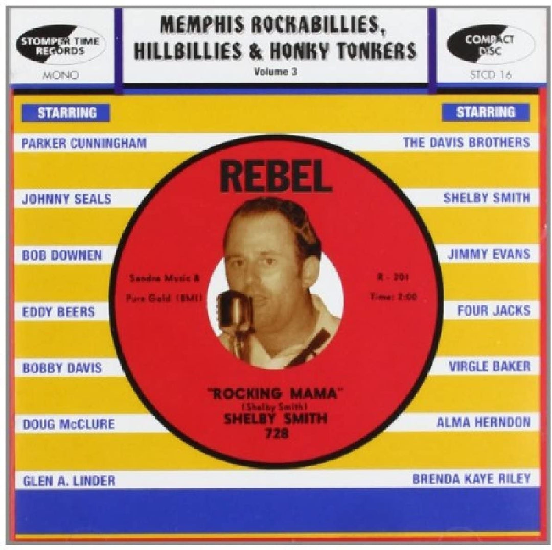 Memphis, Rockabillies, Hillbillies und Honky Tonkers Vol. 3 [Audio-CD]