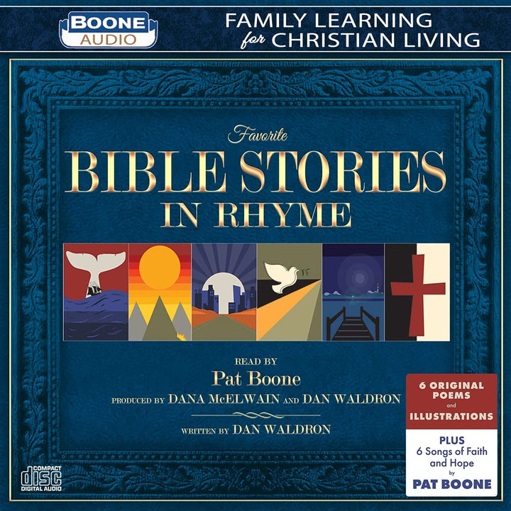 Pat Boone & Dan Waldron - Favorite Bible Stories In Rhyme [Audio CD]