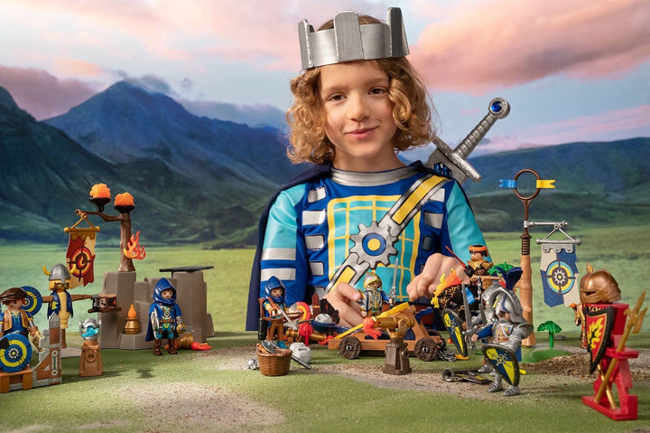 Playmobil 71212 Novelmore vs. Burnham Raiders – Duell, Spielset geeignet für ca