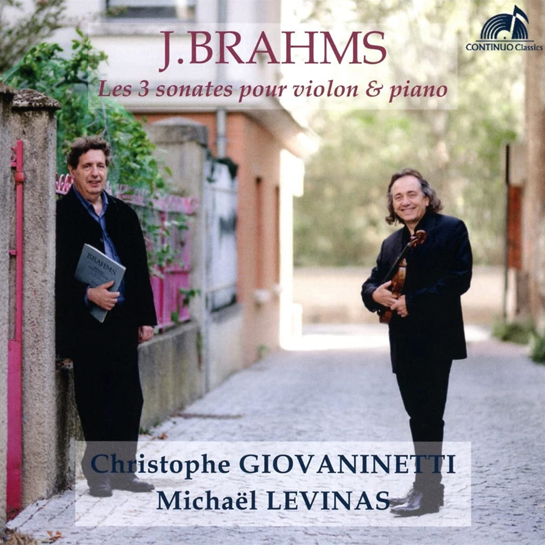 Brahms: Violin/Piano Sonatas [Christophe Giovaninetti; Michaël Levinas] [Continuo Classics: CC 777.719] [Audio CD]