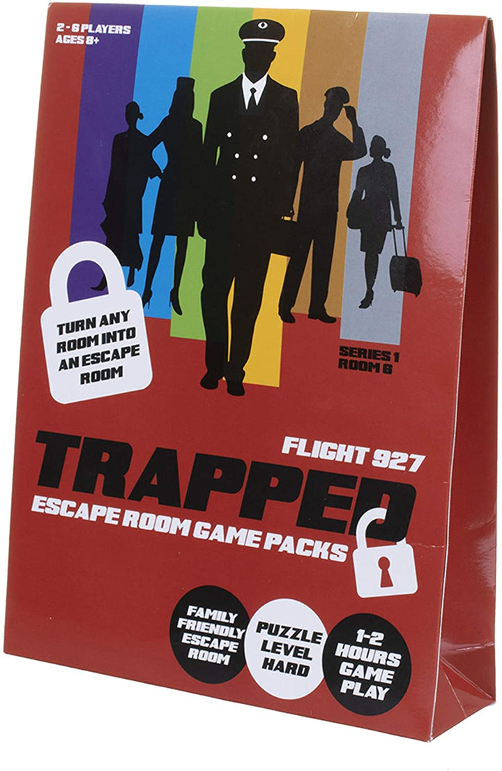 AB Gee abgee 539 TF001 EA Trapped Escape Room Game Packs Flight 937, rojo