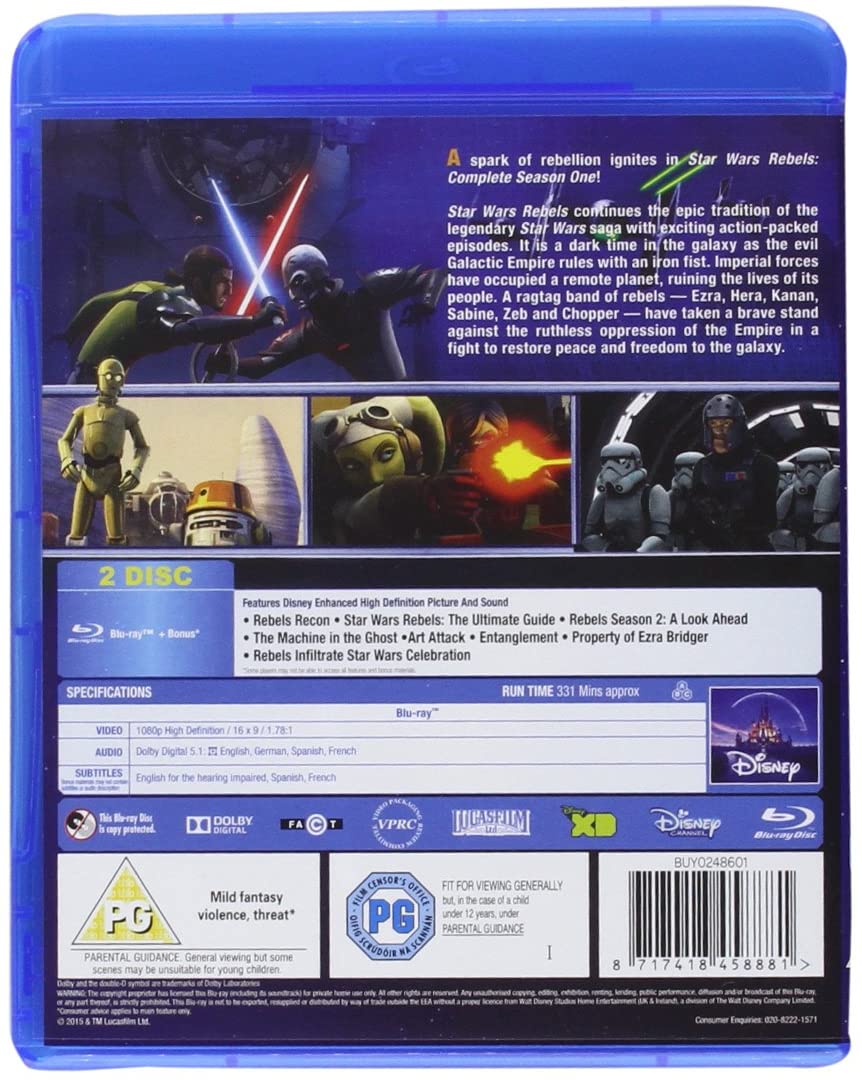 Star Wars Rebels – Science-Fiction [Blu-ray]