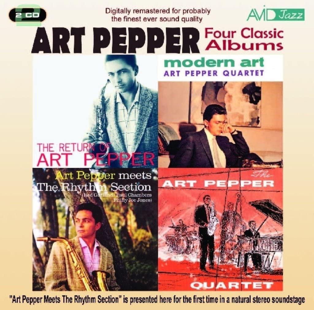 Vier klassische Alben: The Return of Art Pepper / Modern Art / Art Pepper trifft auf die Rhythm Section / The Art Pepper Quartet - Art Pepper [Audio-CD]