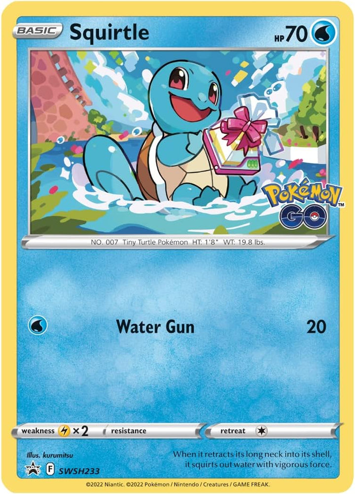 Pokémon TCG: Pokémon GO Pin-Sammlung – Squirtle (1 Folien-Promokarte, 1 Sammelkarte).