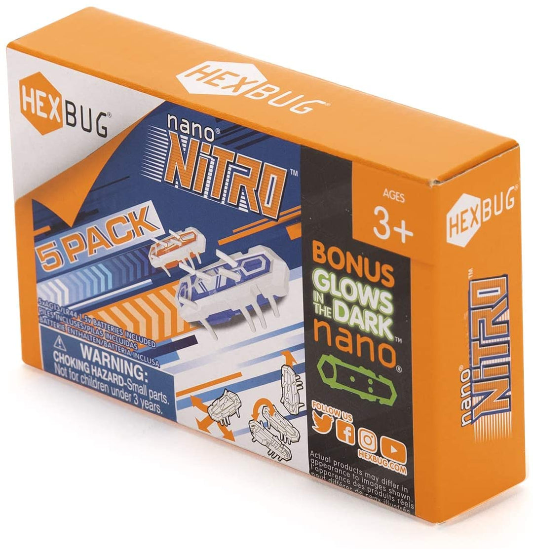 Hexbug 415-4574-06GL06 nano Nitro confezione da 5 - Multicolore