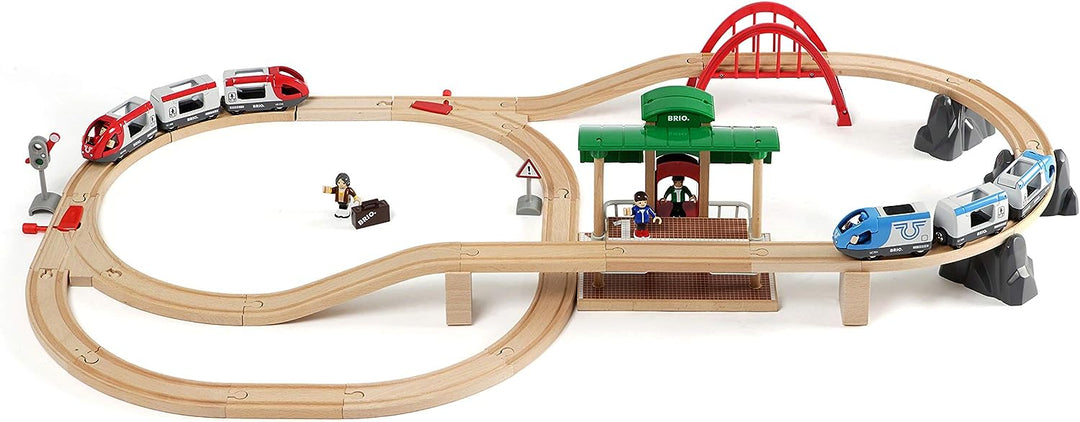 BRIO World Railway Reise-Umschaltset für Kinder ab 3 Jahren – kompatibel mit