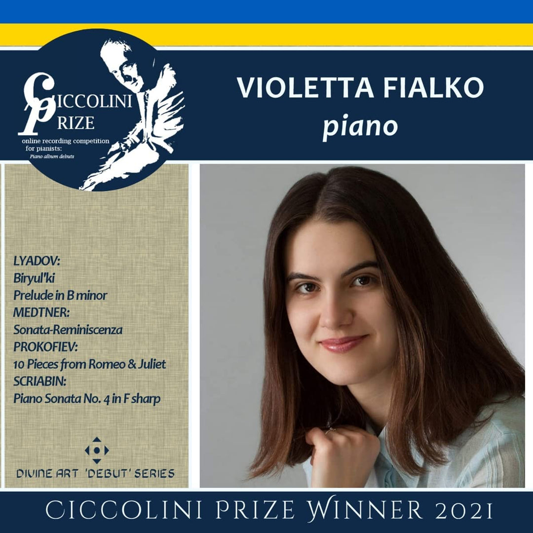 Ciccolini Winner Recital [Violetta Fialko] [Divine Art: DBU 20211] [Audio CD]