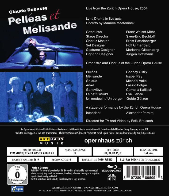 Pelleas et Melisande [2012] [Blu-ray]