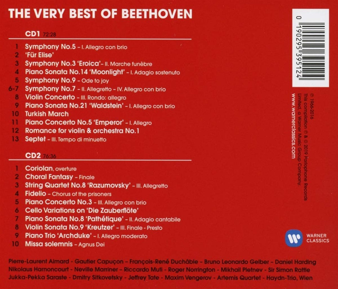 Das Allerbeste von Beethoven [Audio-CD]