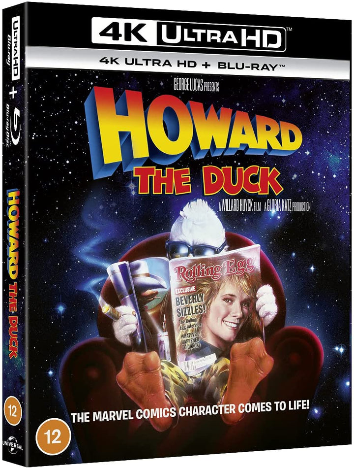 Howard The Duck [4K Ultra HD] [1986] [Region Free] – Science-Fiction/Action [BLu-ray]