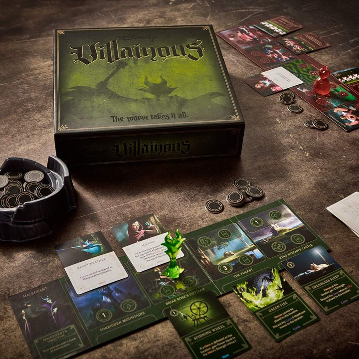 Ravensburger Disney Villainous Worst Takes It All – Erweiterbare Strategie-Familienbrettspiele für Erwachsene und Kinder ab 10 Jahren – spielbar als eigenständiges Spiel oder als Erweiterung