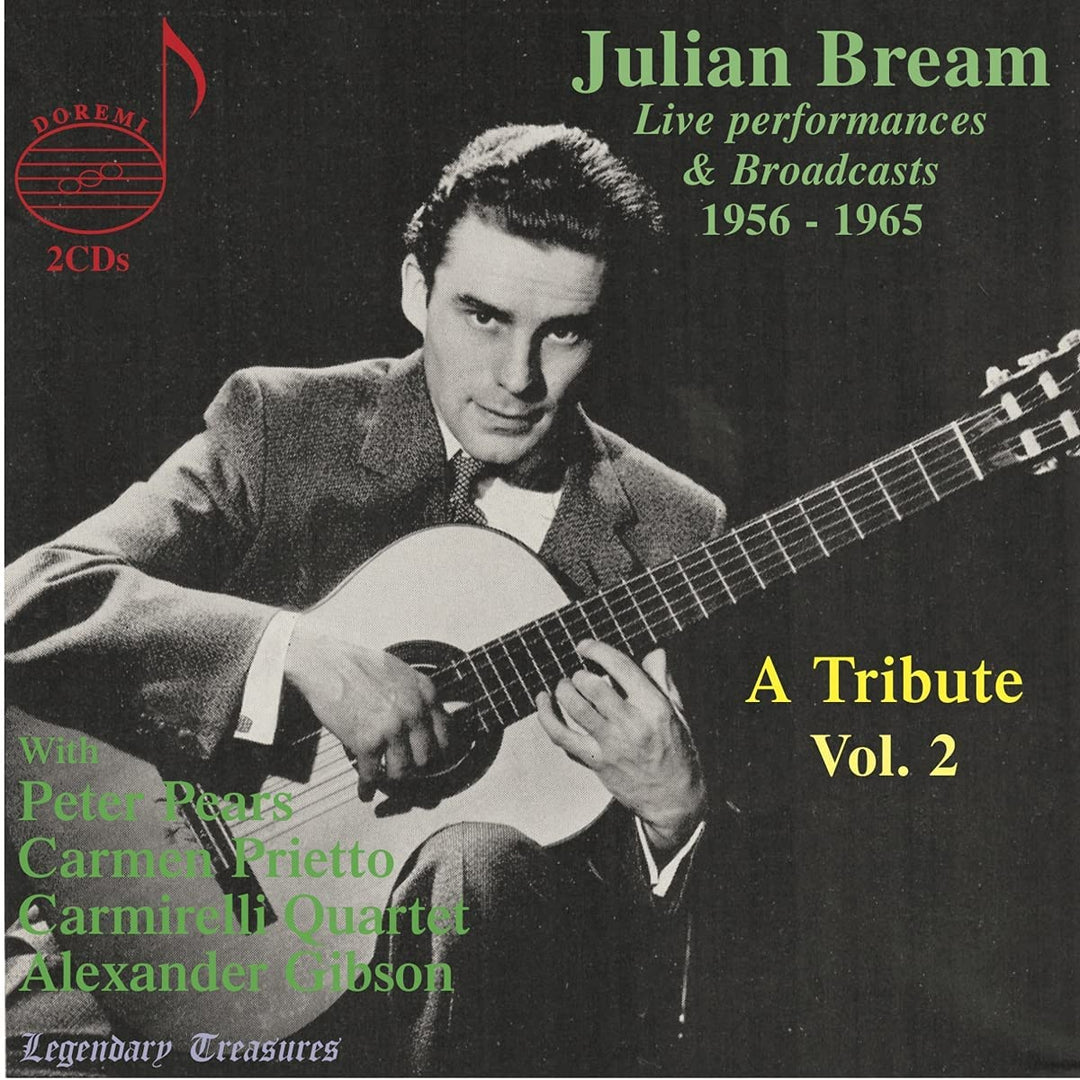 Julian Bream – Julian Bream Live Vol. 2 [Julian Brasse; Peter Birnen; Carmen Prietto; Carmirelli-Quartett; Das Scottish National Orchestra; Andrew Gibson] [Doremi: DHR-8151/2] [Audio CD]