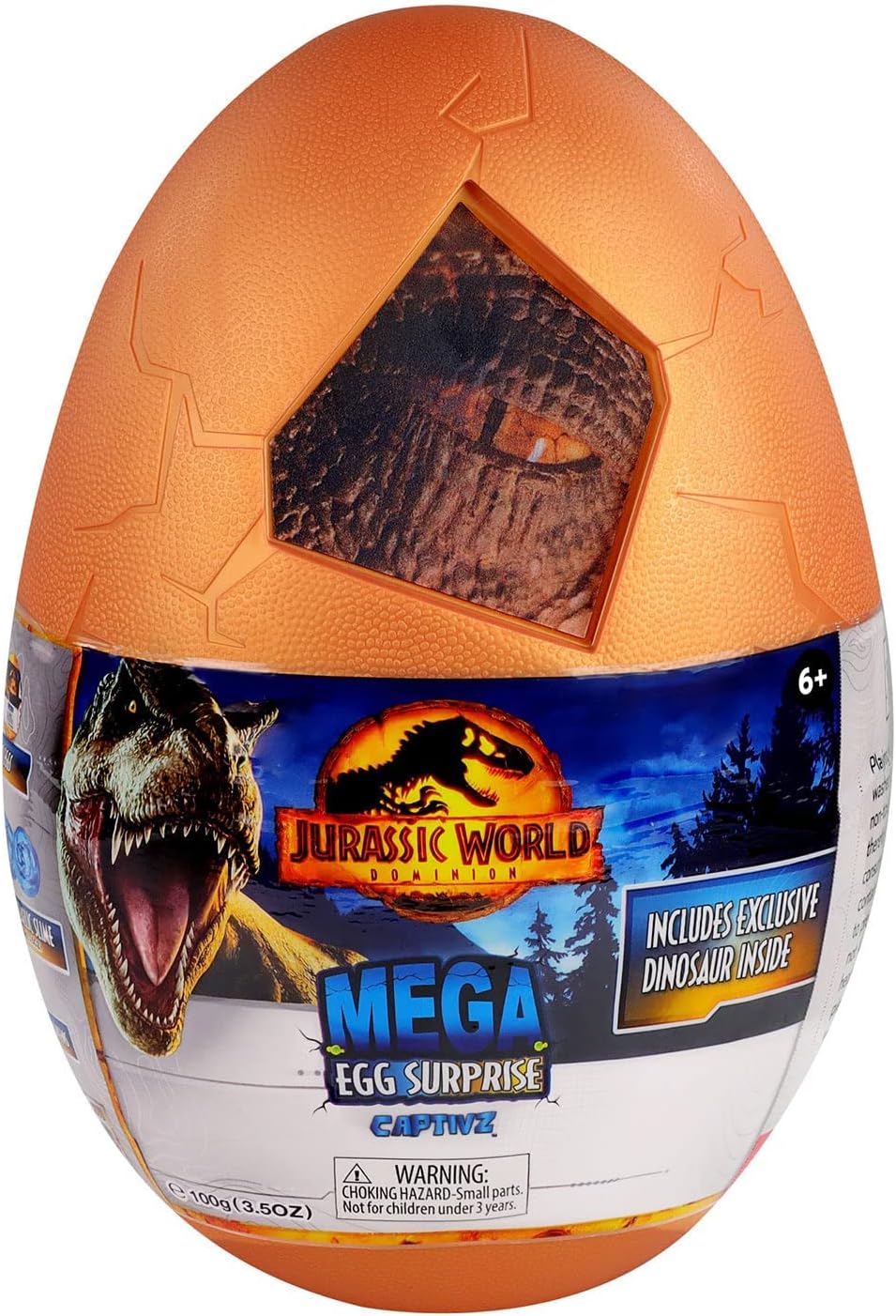 JURASSIC WORLD CAPTIVZ DOMINION MEGA EI MEGA SPASS MIT POP N LOCK DINOSAURIER SPIELZEUG,