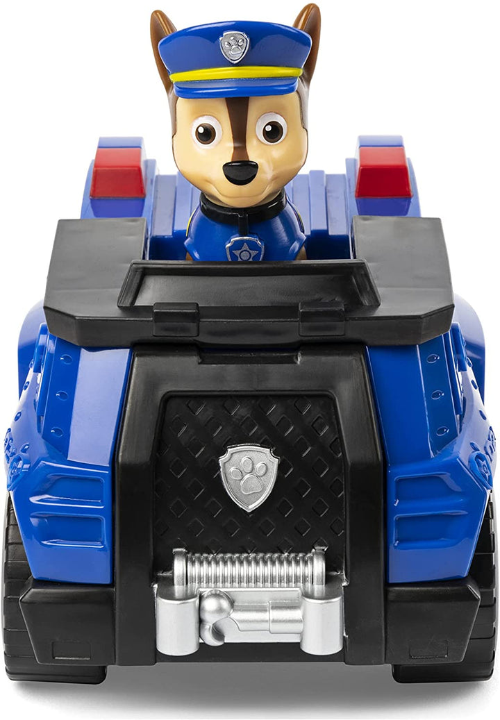 PAW Patrol, Chases Patrouillenkreuzerfahrzeug mit Sammelfigur, für Kinder im Alter