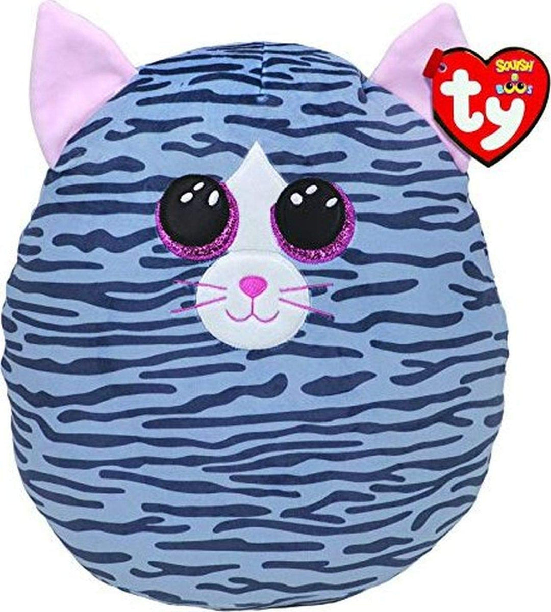 Ty UK Ltd 39190 Kiki Cat Squish A Boo Plüschtier, Mehrfarbig, 12"