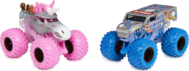 Offizielle Monster Jam Druckguss-Monstertrucks mit Farbwechsel, Maßstab 1:64 (Stile variieren)