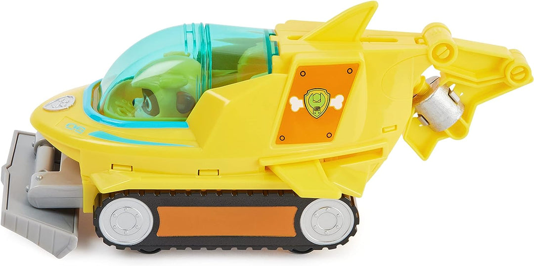 Paw Patrol Aqua Pups Rubble Transforming Hammerhai-Fahrzeug mit Sammlerstücken