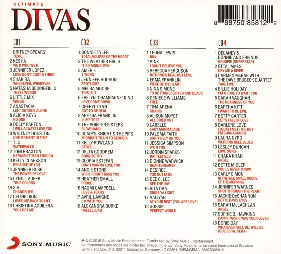 Ultimate... Divas [Audio-CD]