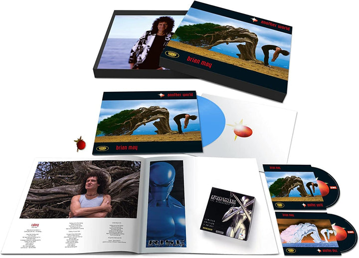 Brian May – Another World [Sky Blue Coloured VINYL + 2CD Boxset inkl. 24-seitiges Buch] [Audio-CD]