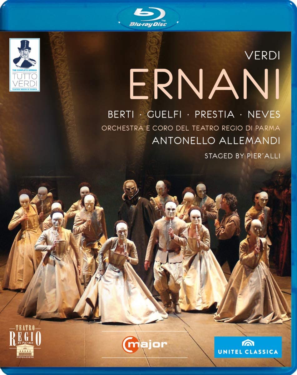 Verdi: Ernani (Parma Festival 2005) (Berti/ Guelfi/ Prestia/ Neves/ Orchestra e Coro del Teatro Regio di Parma/ Antonello Allemansi/ Pier' Alli) (C-Dur: 720904) [2012] [Region A &amp; B] [Blu -Strahl]