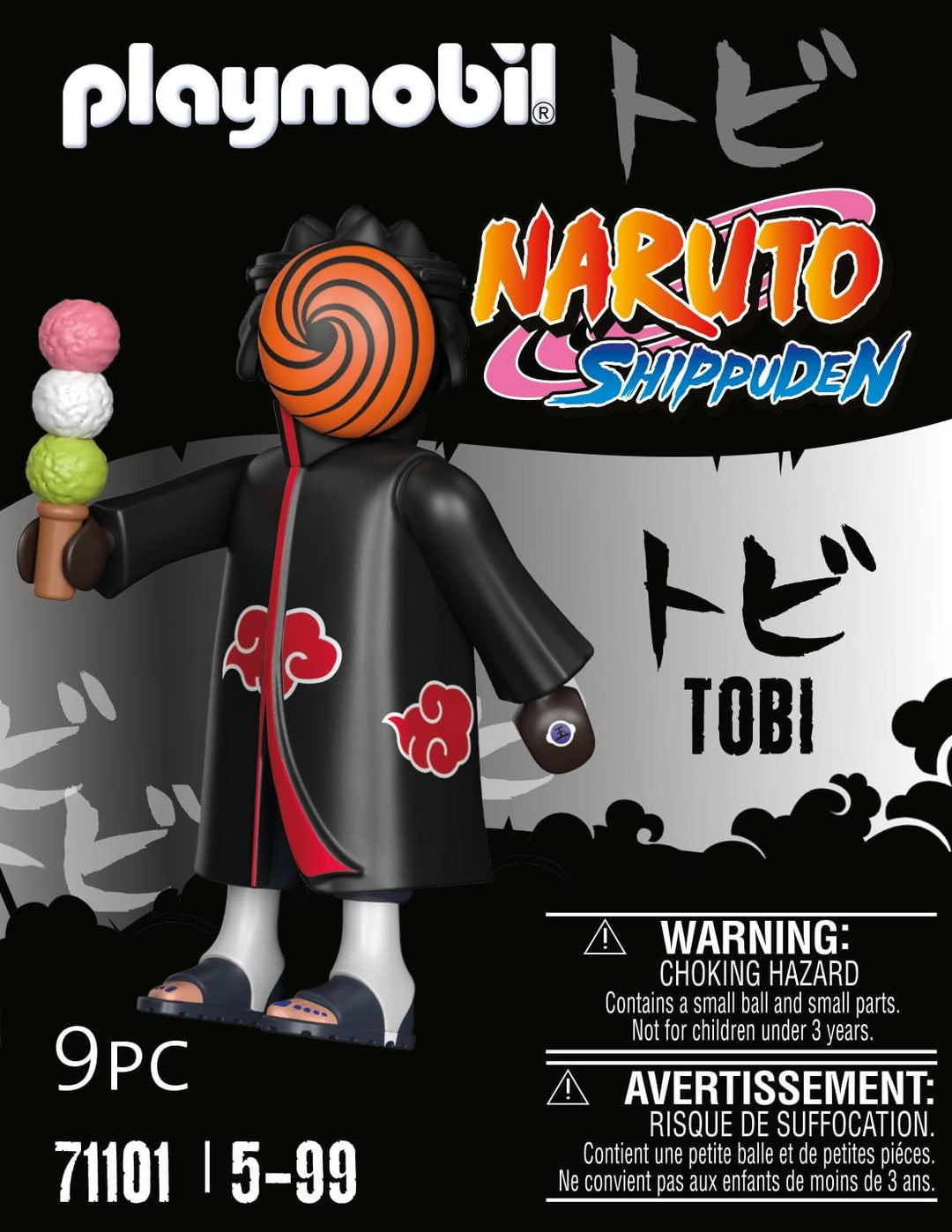 Playmobil 71101 Naruto: Tobi Figurenset, Naruto Shippuden Anime-Sammlerfigur