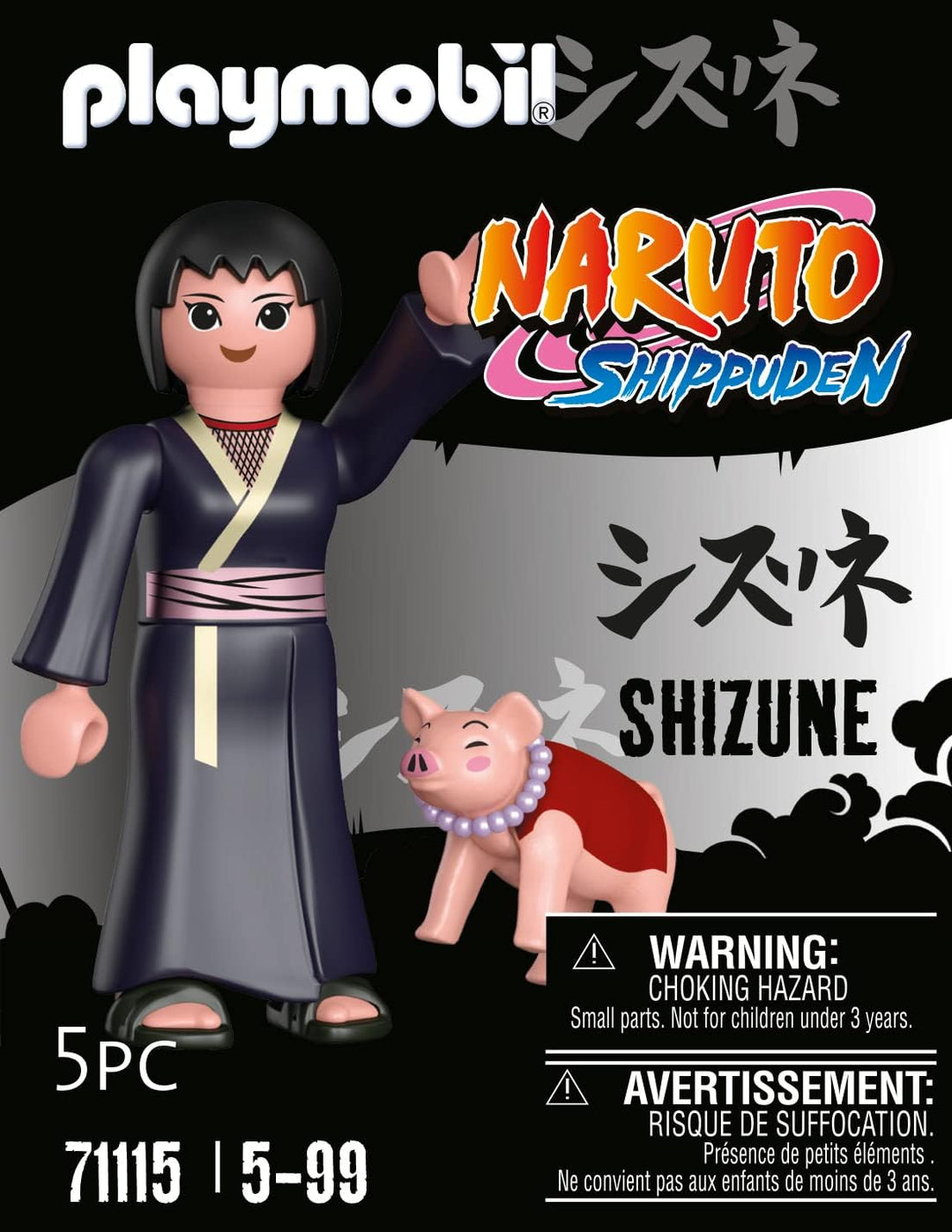 Playmobil 71115 Naruto: Shizune Figurenset, Naruto Shippuden Anime Sammlerstück