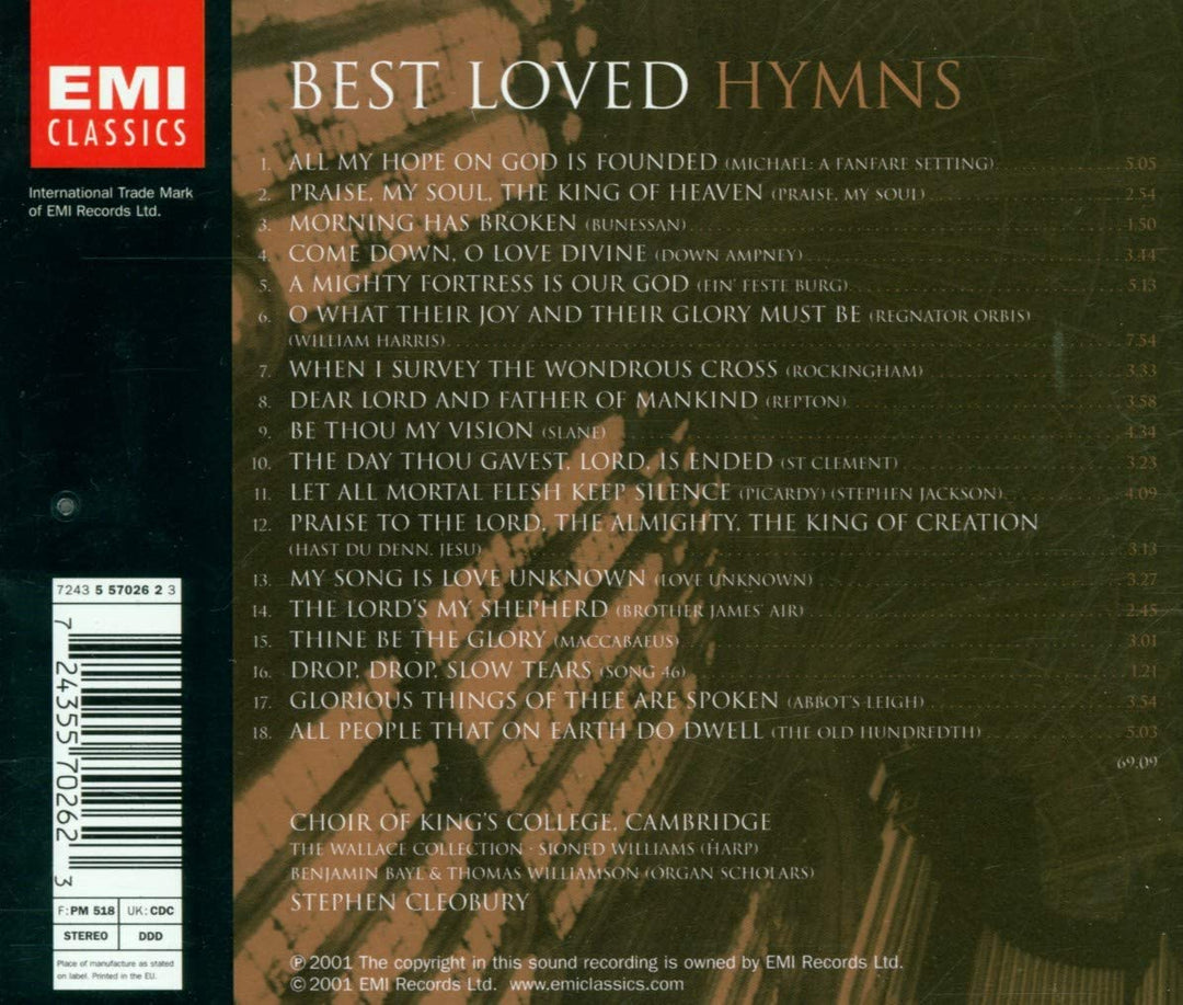 Stephen Cleobury – Best Loved Hymns [Audio-CD]
