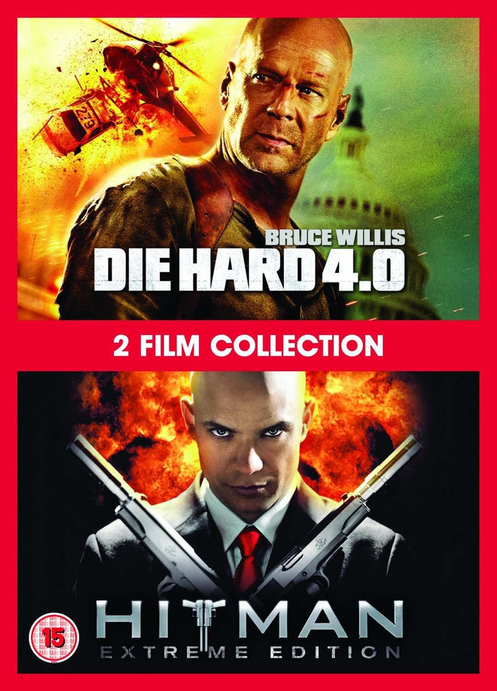 Hitman / Die Hard 4.0 Doppelpack – Action/Thriller [DVD]