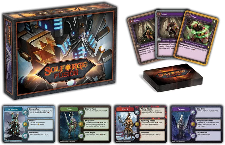 Stone Blade Entertainment | SolForge Fusion Starter Kit | Kartenspiel | Ab 12 Jahren |