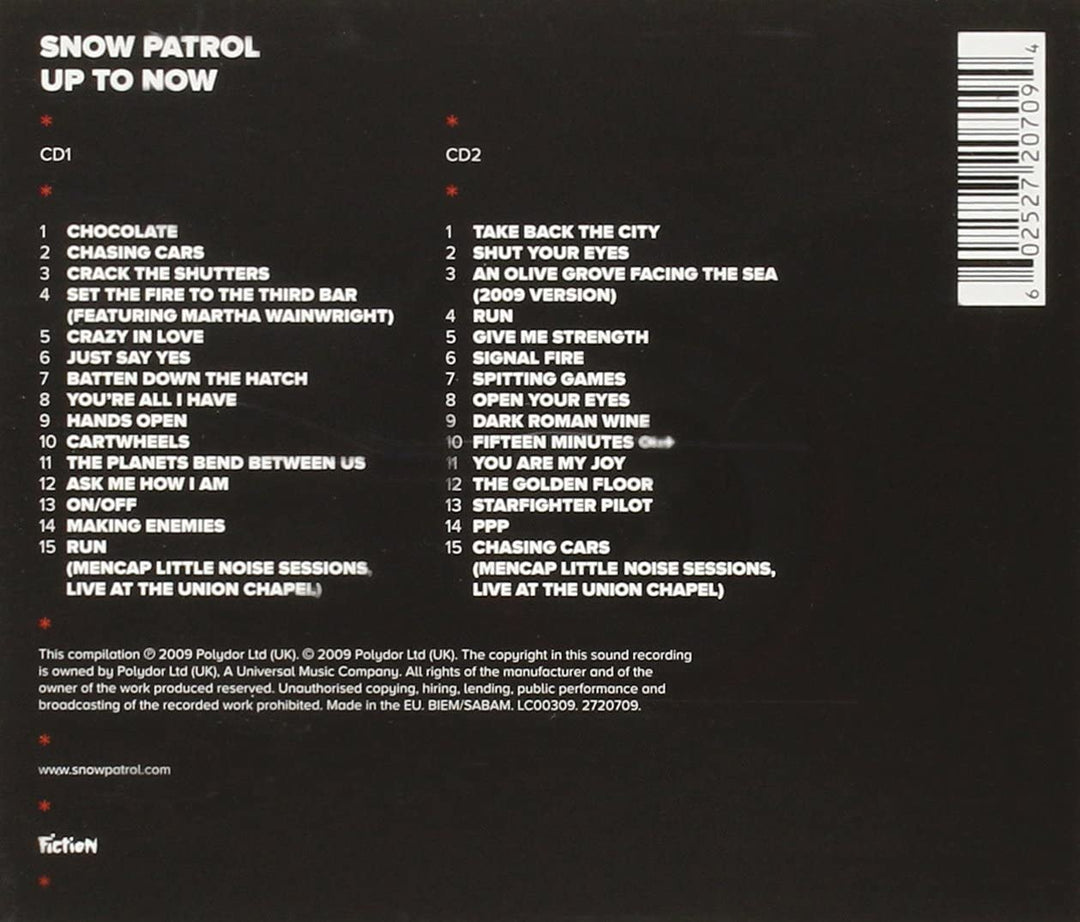 Snow Patrol – Bisher – Das Beste von Snow Patrol [Audio-CD]