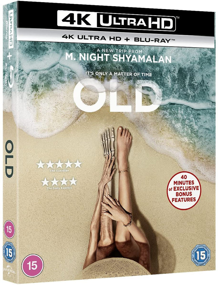 Old [4K Ultra HD] [2021] [Region Free] – Horror [Blu-ray]