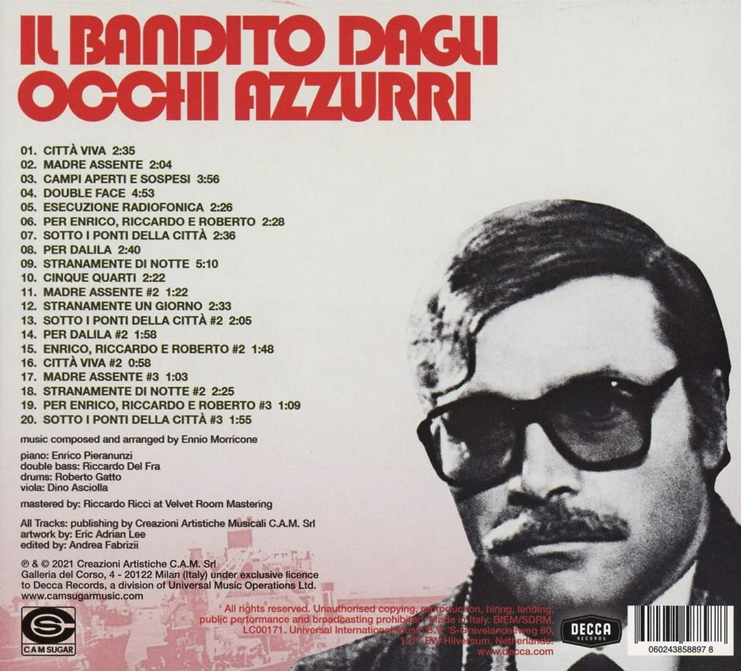 Ennio Morricone – Il bandito dagli occhi azzurri [Audio-CD]