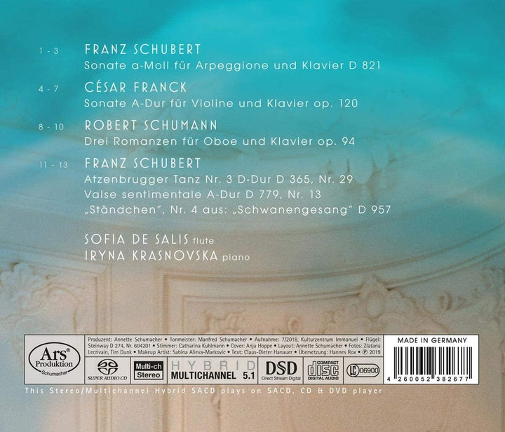 Shades Of Love: Werke für Flöte und Klavier [Audio-CD]