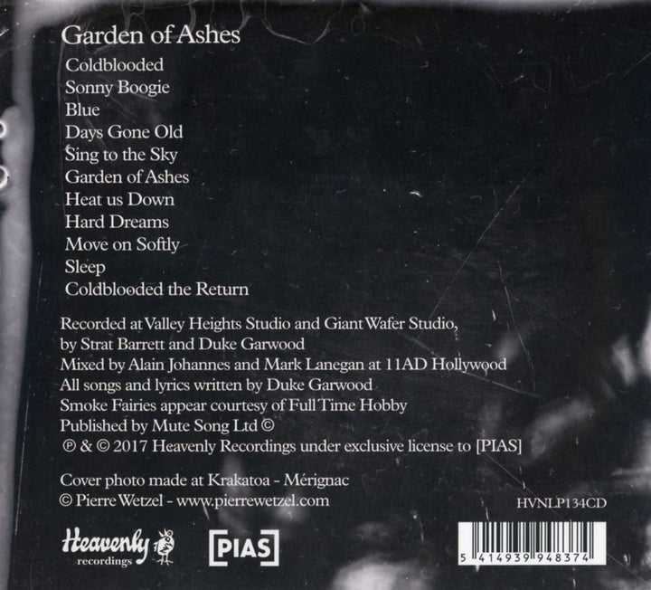 Garden of Ashes – Duke Garwood [Audio-CD]