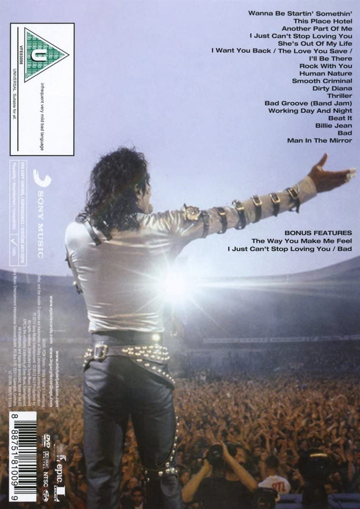 Michael Jackson Live At Wembley July 16, 1988 [2016] – Rockumentary/Musik [DVD]