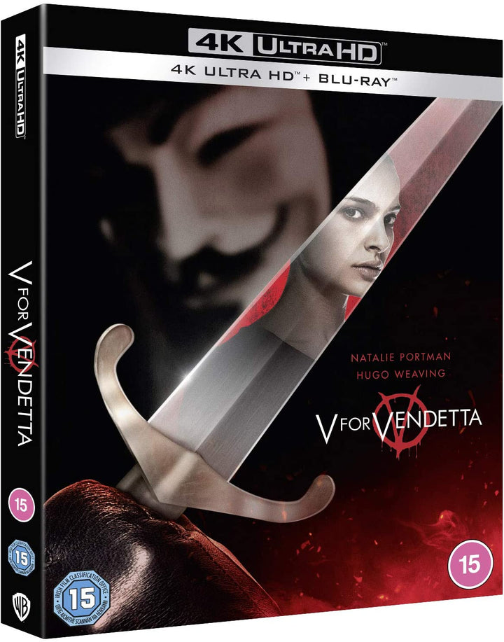 V for Vendetta [2005] [Region Free] - Action/Thriller [Blu-ray]