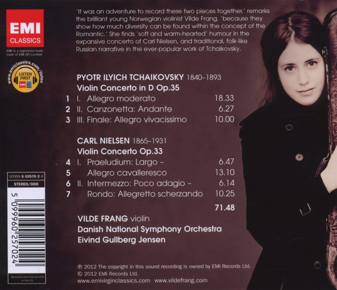 Vilde Frang - Nielsen / Tchaikovsky violin concertos [Audio CD]