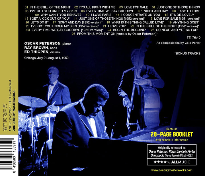 Oscar Peterson – Plays The Cole Porter Songbook [Audio-CD]