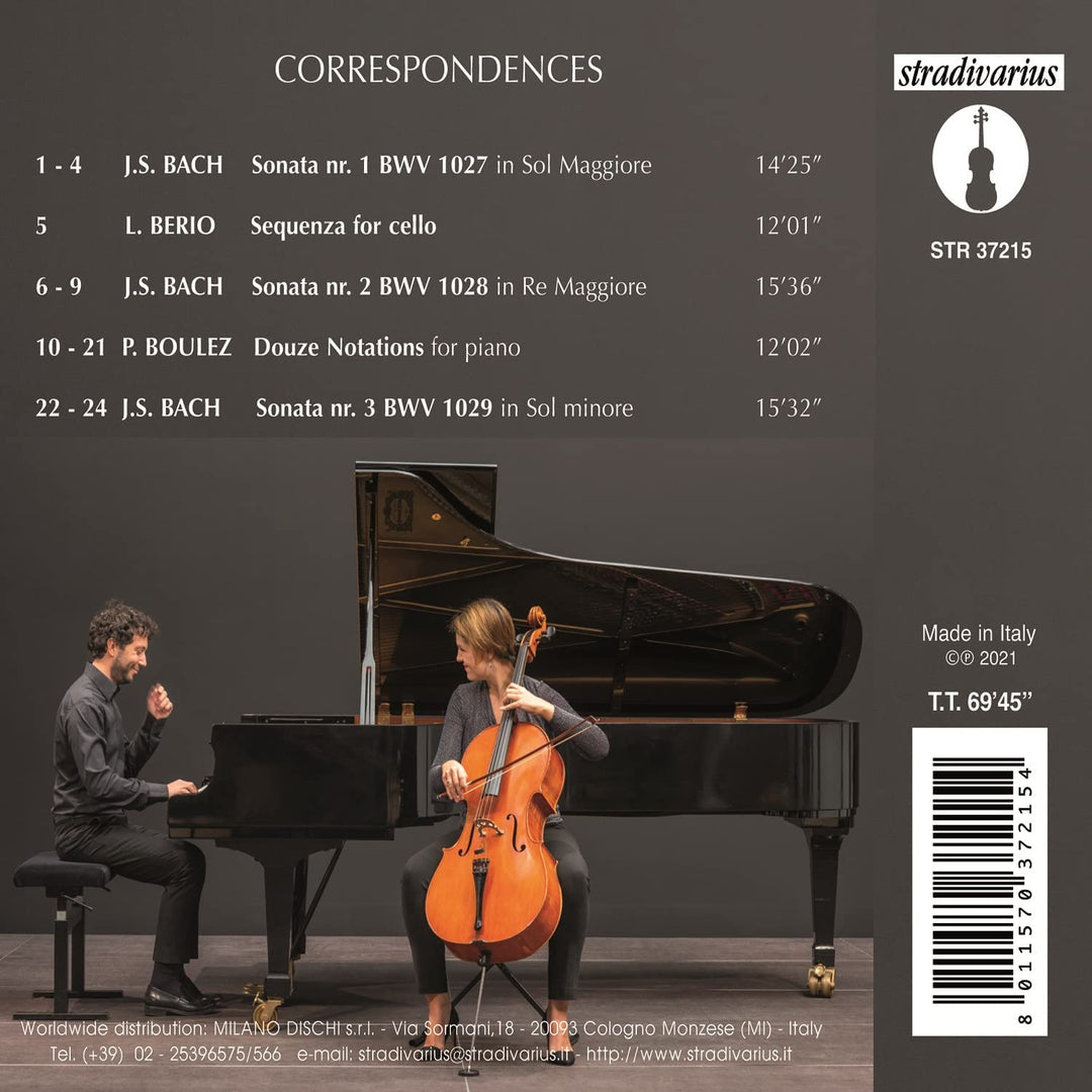 Korrespondenzen [Martina Rudi?; Michele Gamba] [Stradivari: STR37215] [Audio CD]