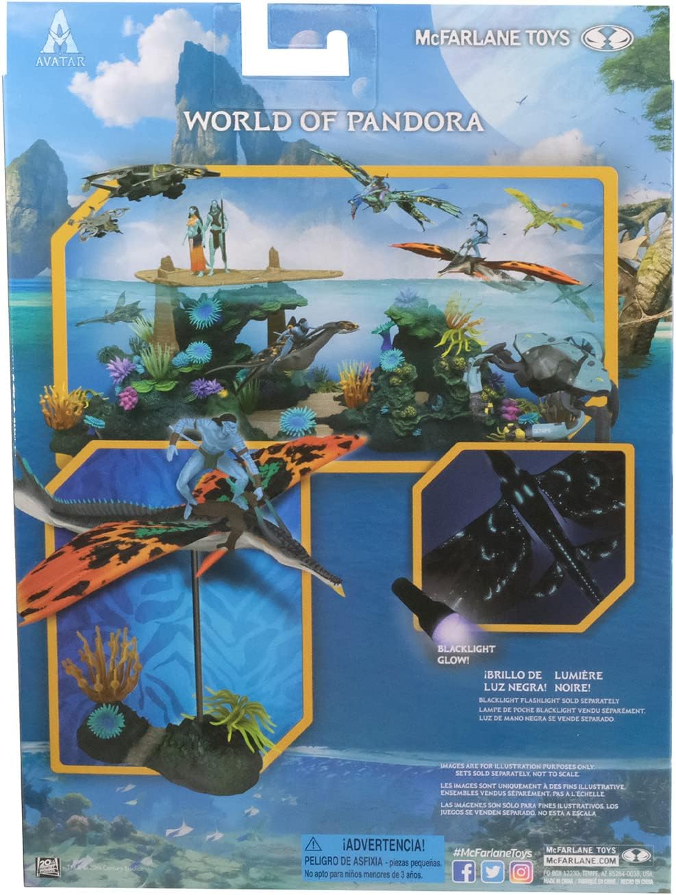 Avatar: The Way Of Water: World Of Pandora Deluxe Action Figure: Jake Sully & Skimwing