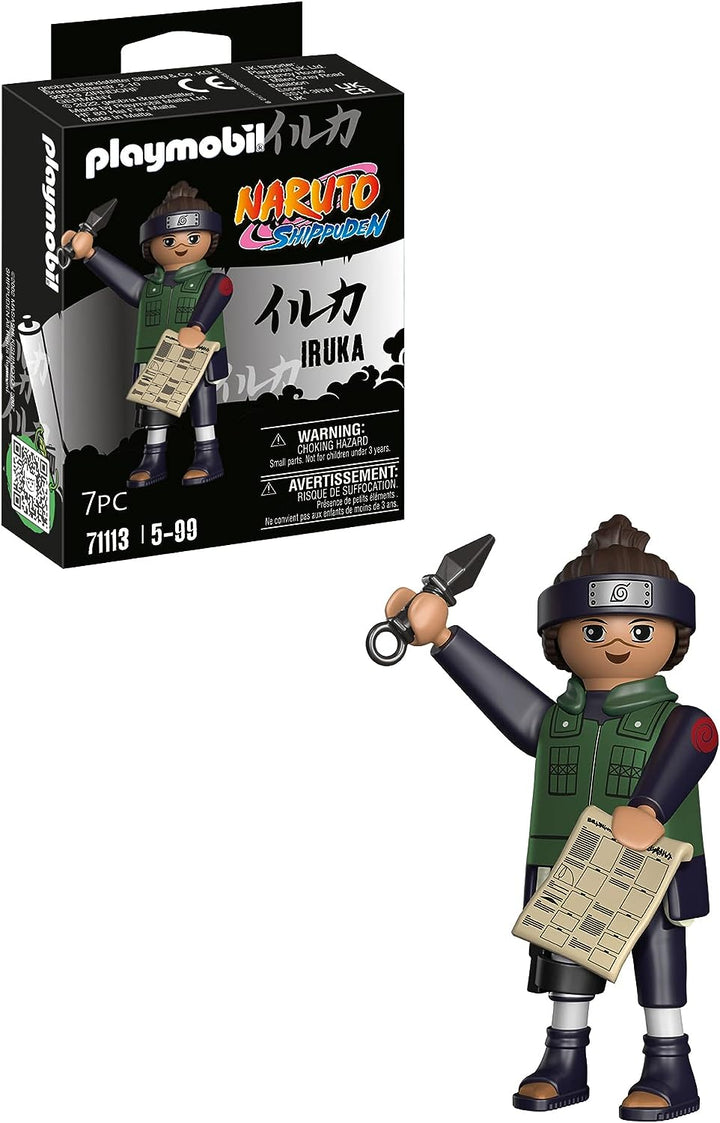 Playmobil 71113 Naruto: Iruka Figurenset, Naruto Shippuden Anime-Sammlerfigur