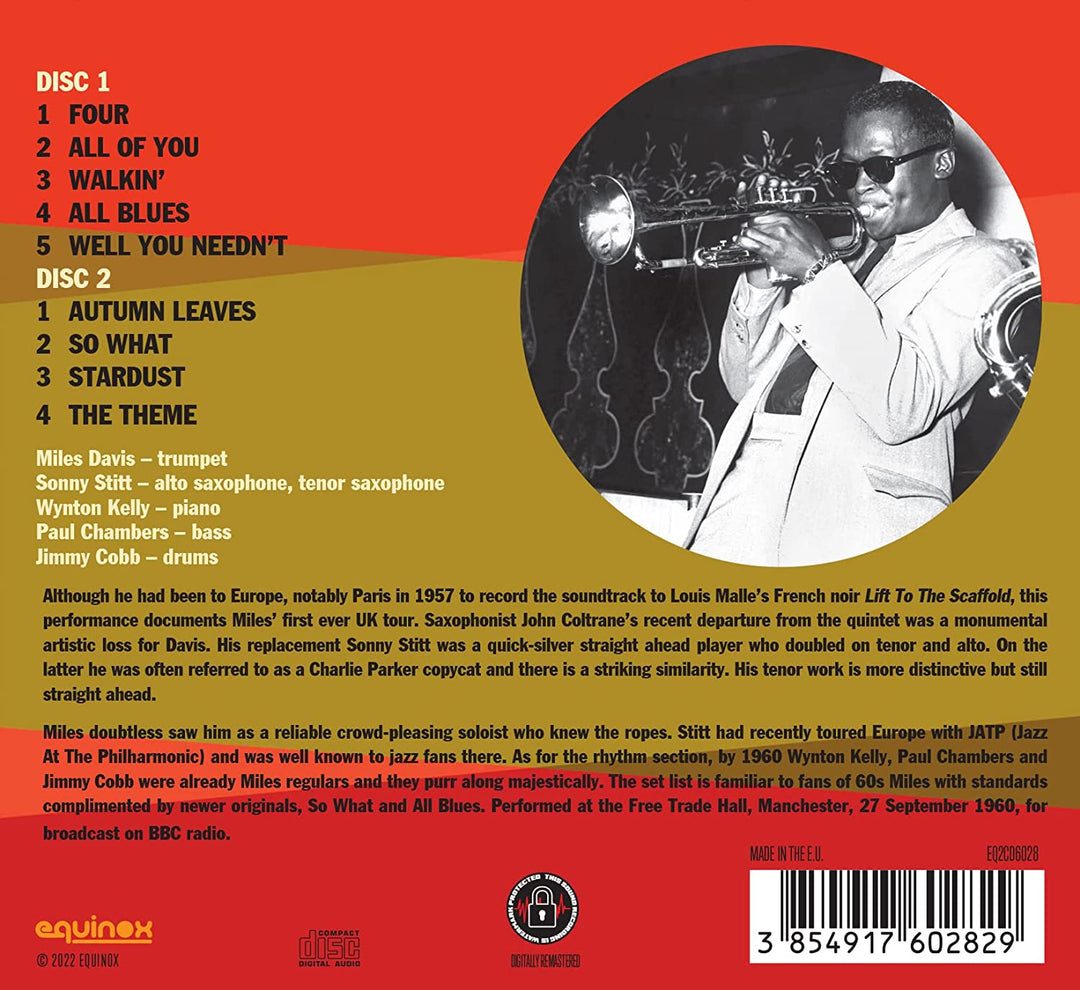 Miles Davis – Live 1960 – Manchester Free Trade Hall [Audio-CD]