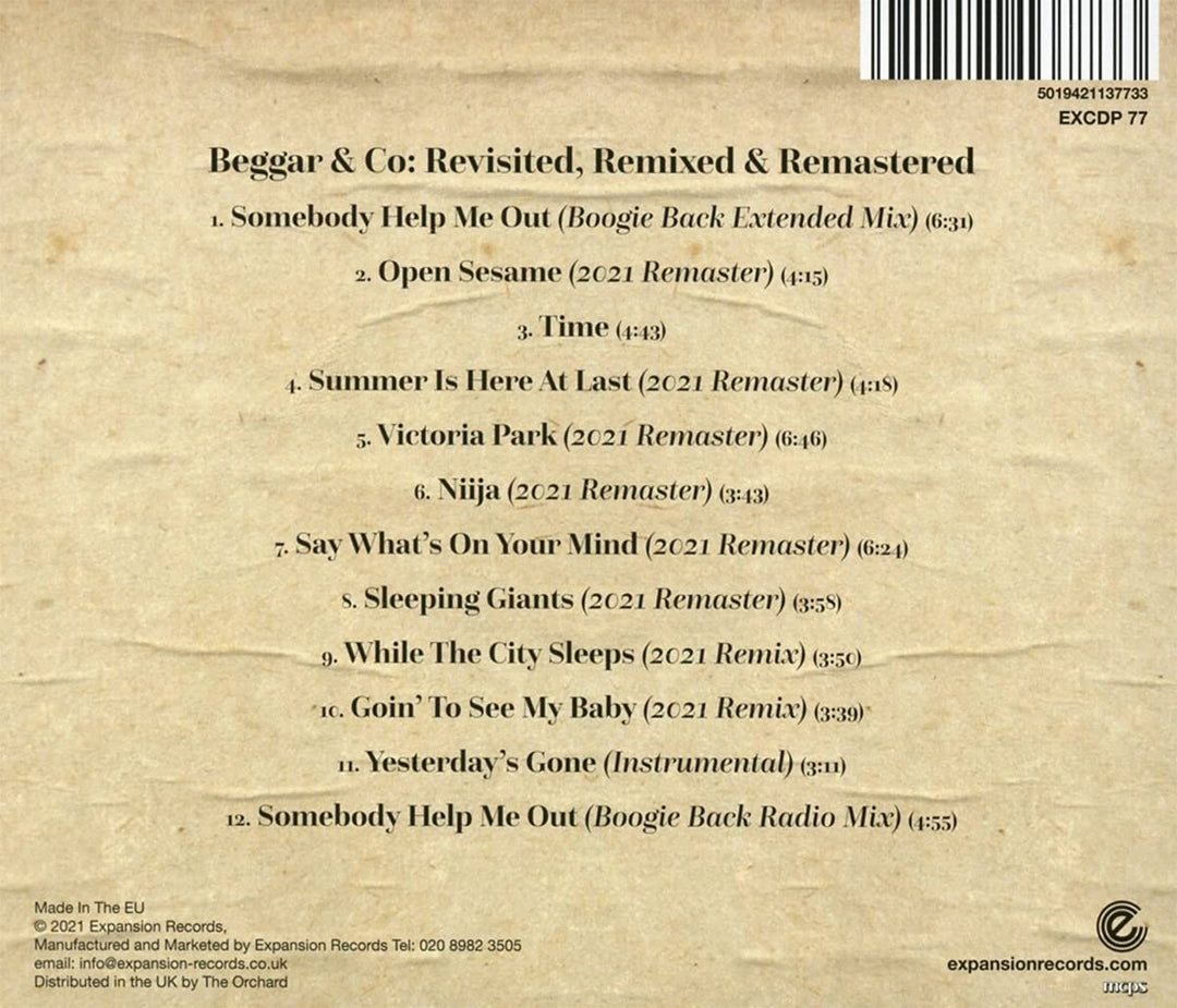 Beggar &amp; Co - Beggar &amp; Co [Audio-CD]