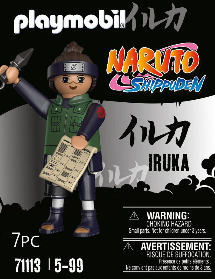 Playmobil 71113 Naruto: Iruka Figurenset, Naruto Shippuden Anime-Sammlerfigur