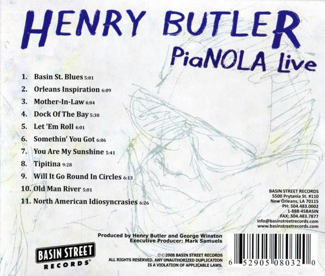 Henry Butler - PiaNOLA Live [Audio CD]