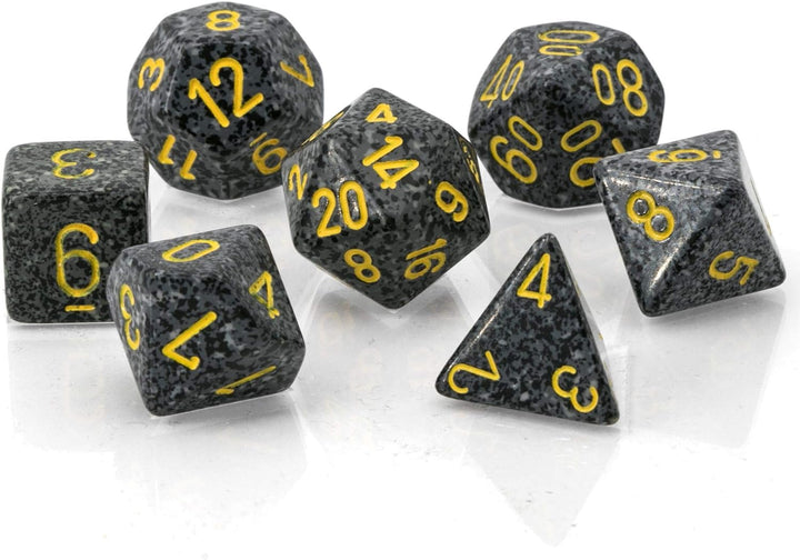 Chessex 25328 Würfel, Schwarz, Grau, Gold