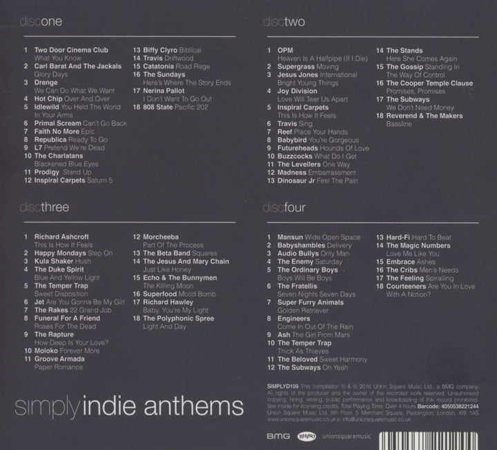 Simply Indie Anthems [Audio-CD]