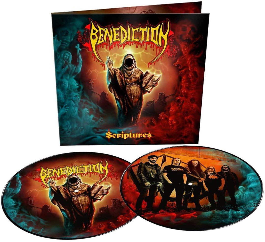 Benediction - Scriptures Feat. Kam Lee Picture LP in gatefold (2021 print) [VINYL]