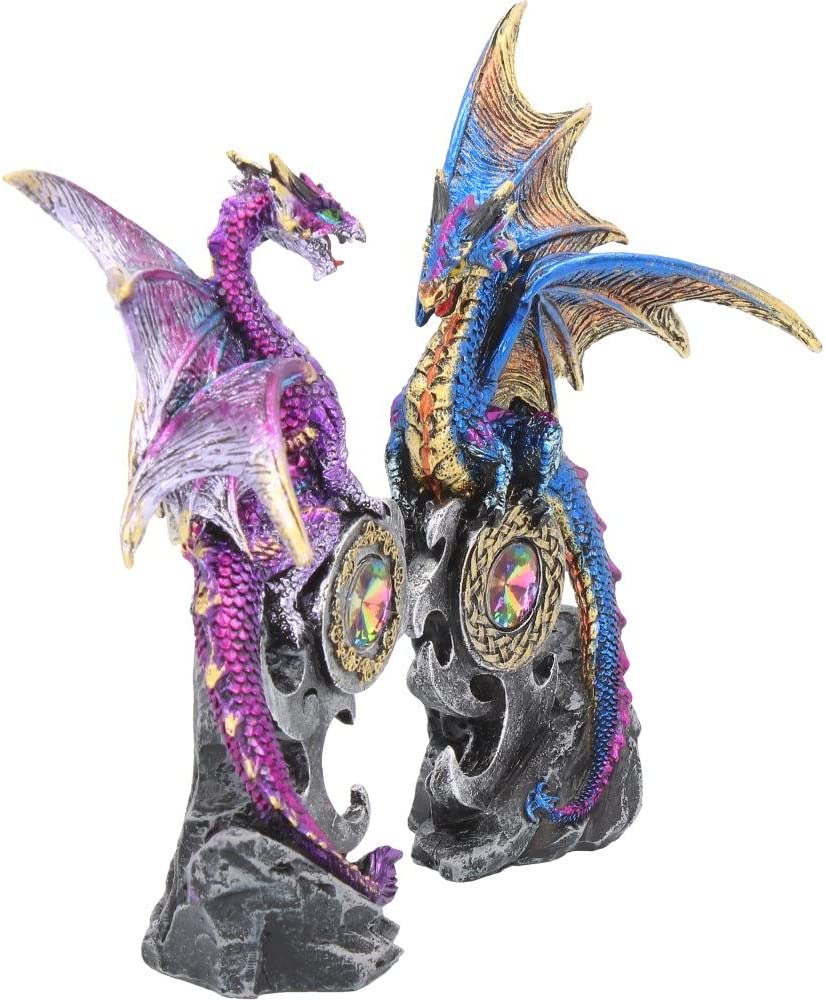 Nemesis Now U3518J7 Realm Protectors (Zweier-Set), Figur, 15 cm, Lila